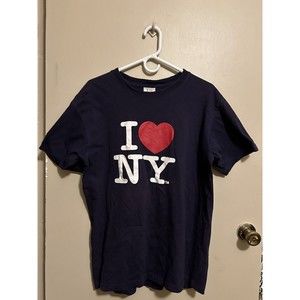 I LOVE NY New York T-Shirt Official Size Large Purple